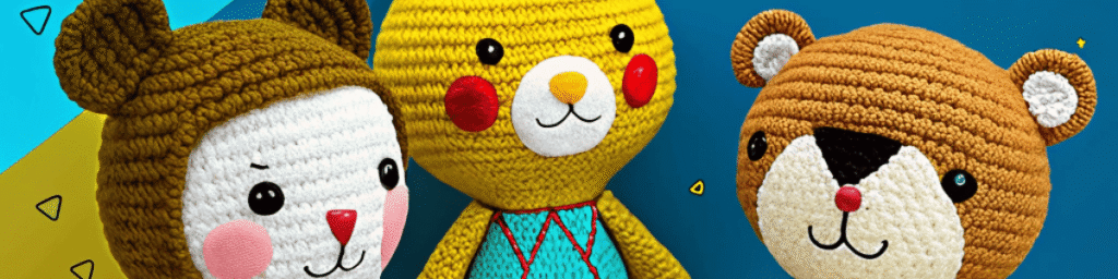 вязанные персонажи для творческого вдохновения