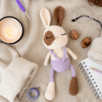 инструменты и крючок для вязания