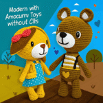 вязаная кукла и аксессуары